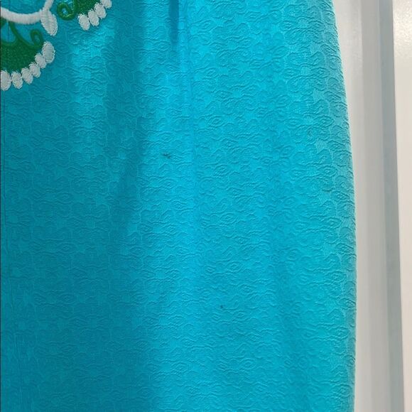 Lilly Pulitzer Strapless Maybell Dress Shorely Blue Sz 6 - Picture 6 of 8